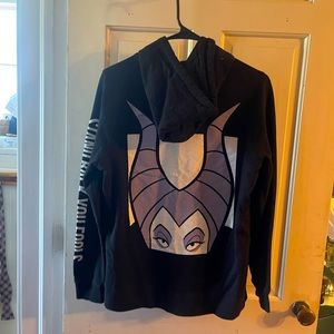 Disney Maleficent Halloween black hoodie size L